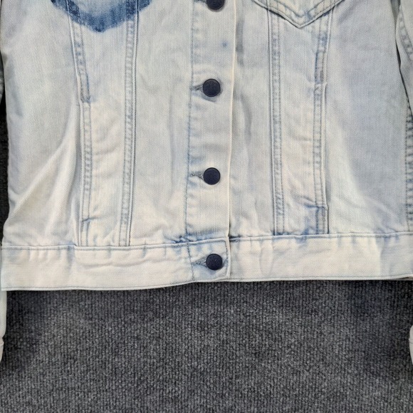 Rock & Republic Women's Hitchhiker Denim Jean Jacket Blue Small Light Wash - Picture 5 of 14